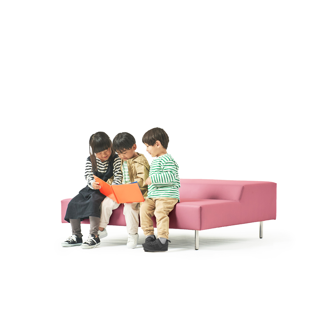 square stair sofa（color leather）