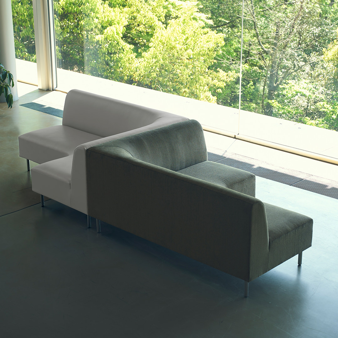 curve couch sofa right/left arm（yukineige AC）