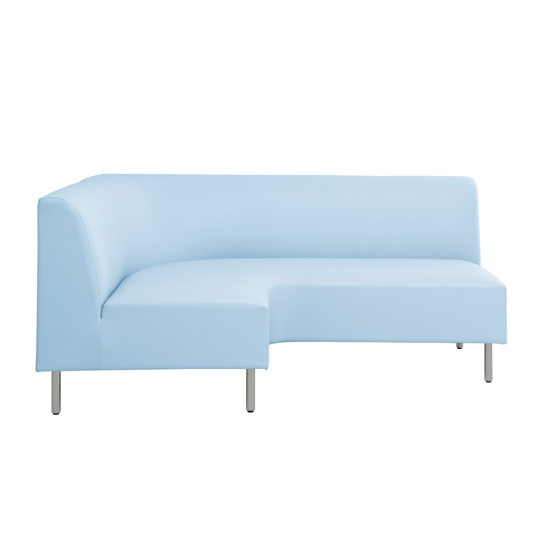 curve couch sofa right/left arm（color leather）